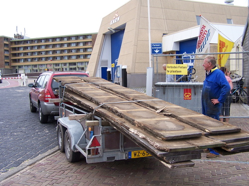 Nieuw hout voor de huidgangen