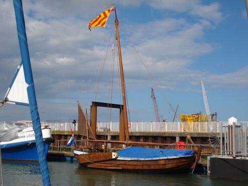 aan de steiger te Lowestoft