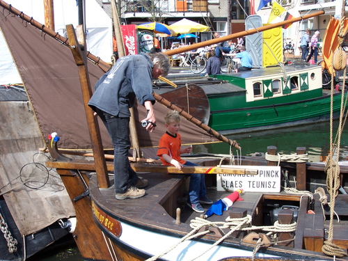 even de schipper zijn!